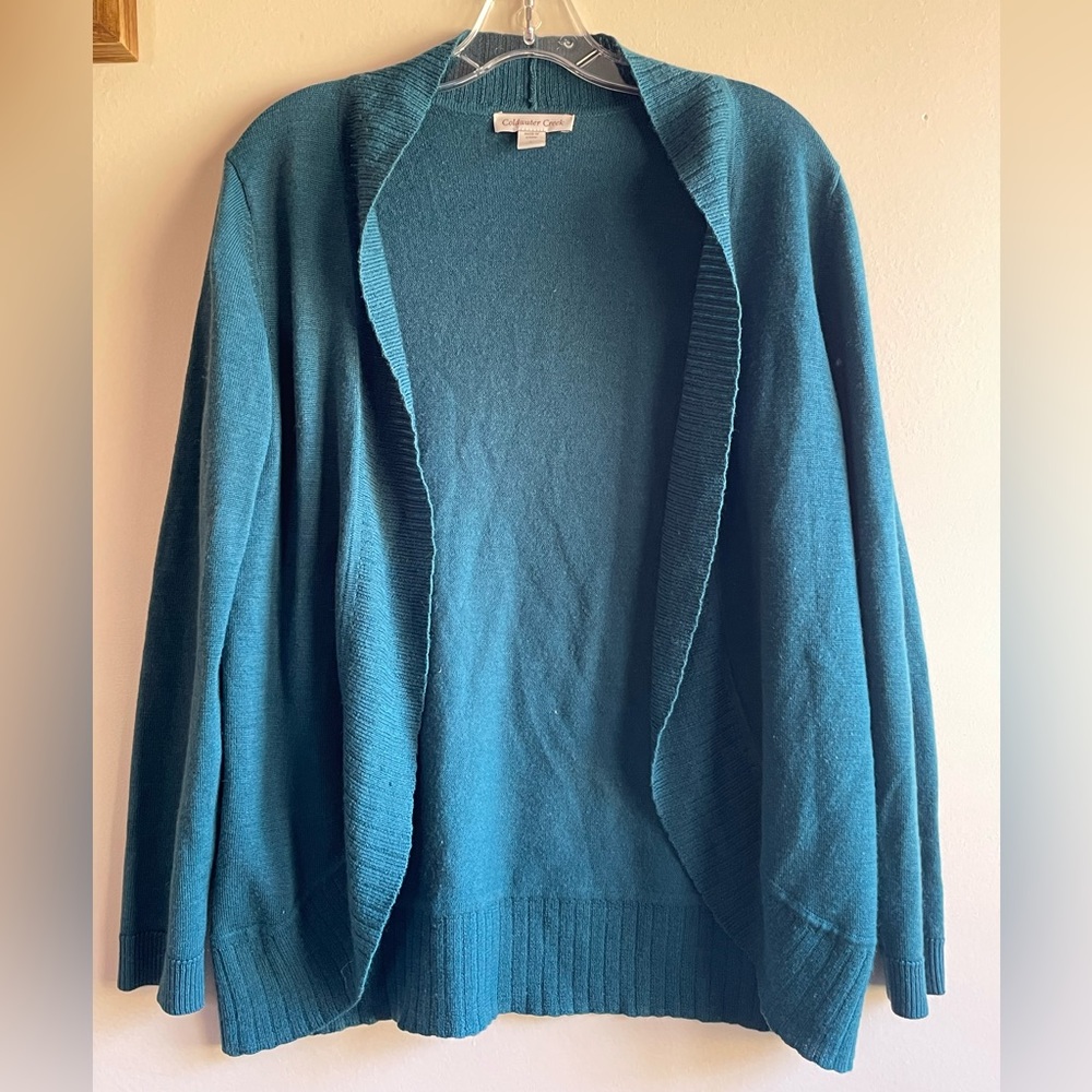 Blue Cardigan, size L